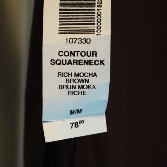 BABATON Contour Squareneck Rich Mocha Brown in size M - Picture 5 of 5